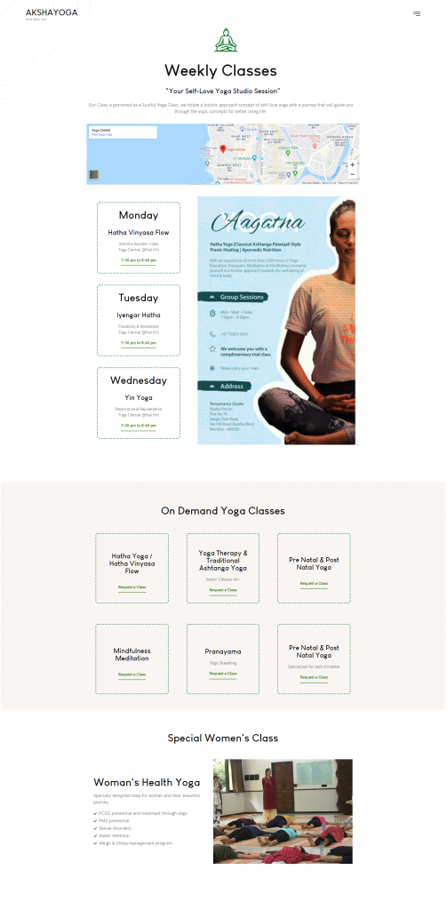 Yoga Web Design & Development Orangedge akshayoga website design 4 5